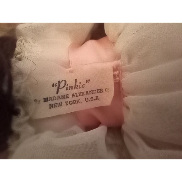 Madame Alexander Plastic Articulated Pinkie Vintage 11” Doll wBox, Bonnet - Picture 2 of 11